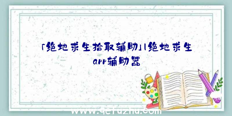 「绝地求生拾取辅助」|绝地求生app辅助器